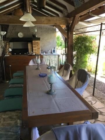 Bed and Breakfast Loft Atypique Villeneuve-de-Rivière Esterno foto