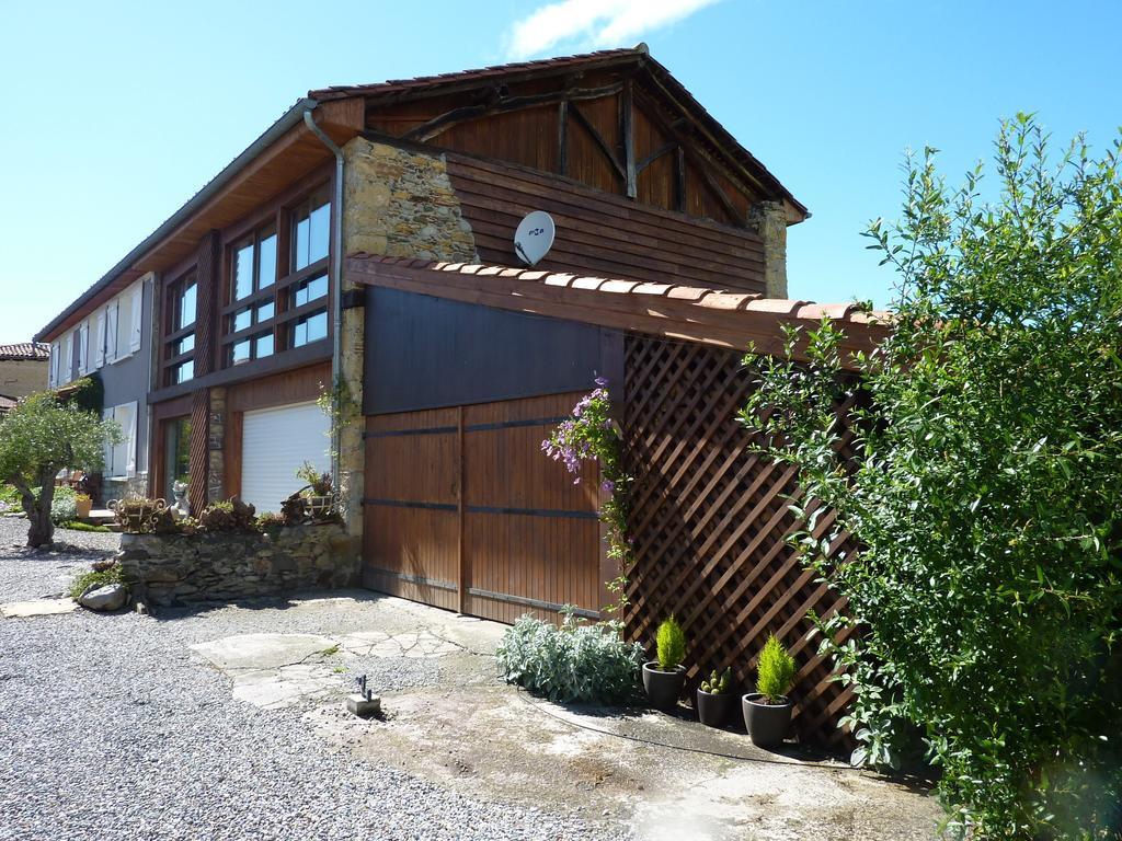 Bed and Breakfast Loft Atypique Villeneuve-de-Rivière Esterno foto