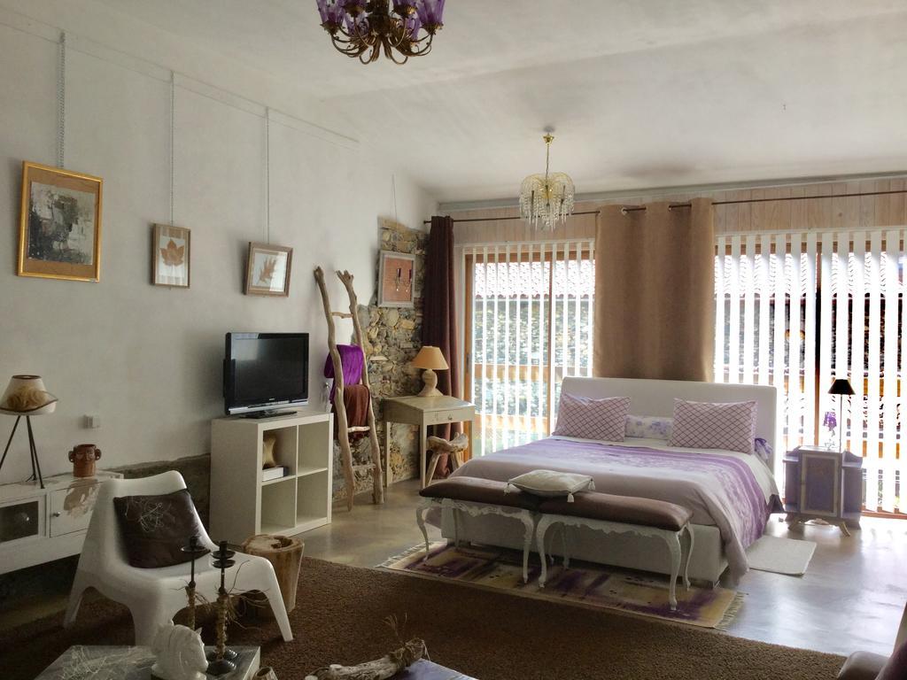 Bed and Breakfast Loft Atypique Villeneuve-de-Rivière Esterno foto